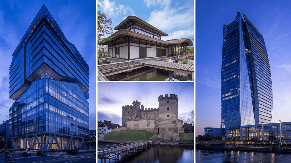 יצירת תמונות בינה מלאכותית -בניינים